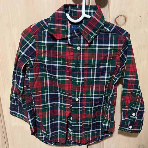 Ralph by Ralph Lauren Size 2T Long Sleeve Button-Down Shirt - Picture 1 of 2